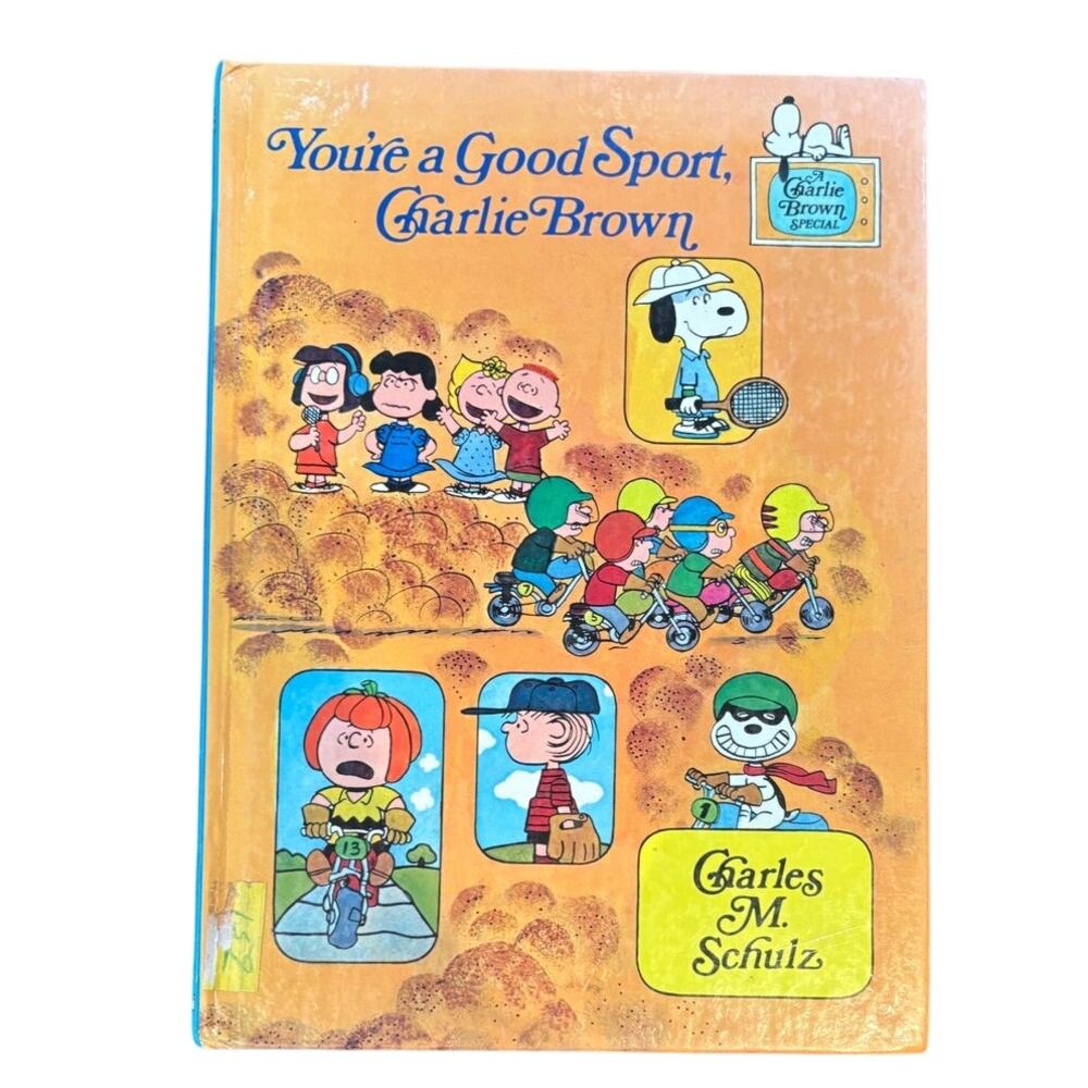Peanuts, You're a Good Sport Charlie Brown by Charles M. Schulz, HC 1st Ed. 1976